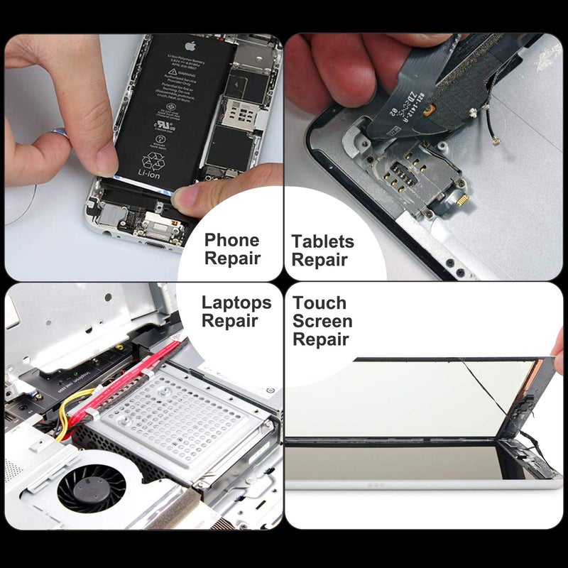 Kaisiking 2mm LCD Repair Tape for Phone Screen, Adhesive Tape with 1 Tweezers for Cell Phone, iPad, Tablets, Laptops, Camera - Image 5